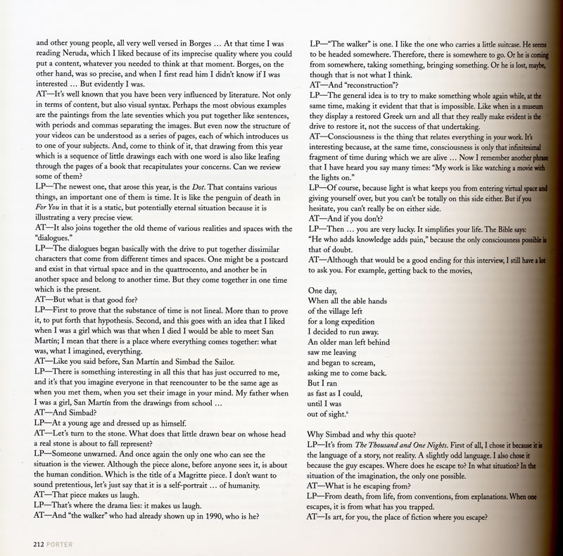A rabbit that escapes interview with liliana porter  an %283%29